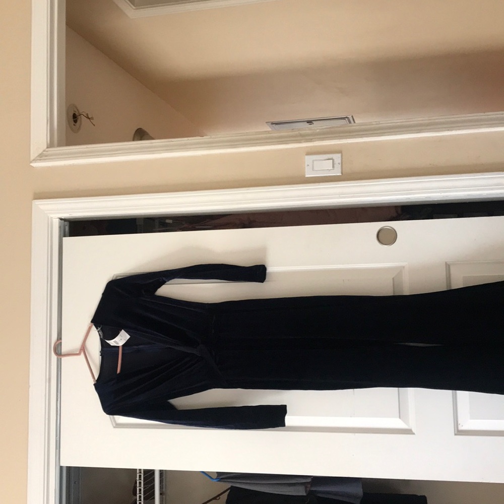 One piece blue elegant jump suite